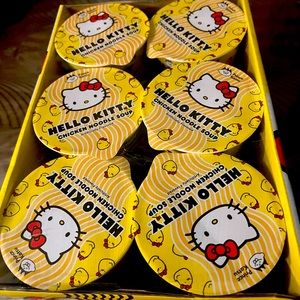 Hello kitty chicken noodle soup